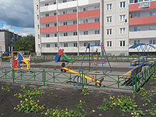 Строительство гражданских объектов (детская площадка)